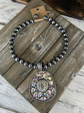 Midnight Rodeo Rhinestone Necklace Set
