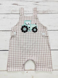 Baby Boy Tractor Romper