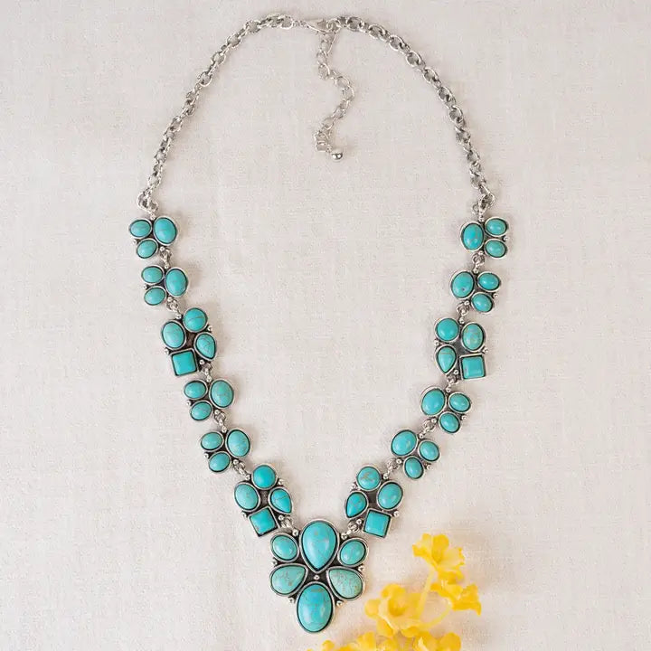 Turquoise Outlaw Statement Necklace