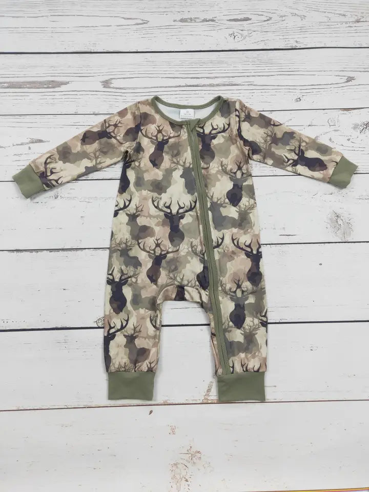 Baby Boy Deer Romper