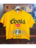Yellow Jacket Cropped Top