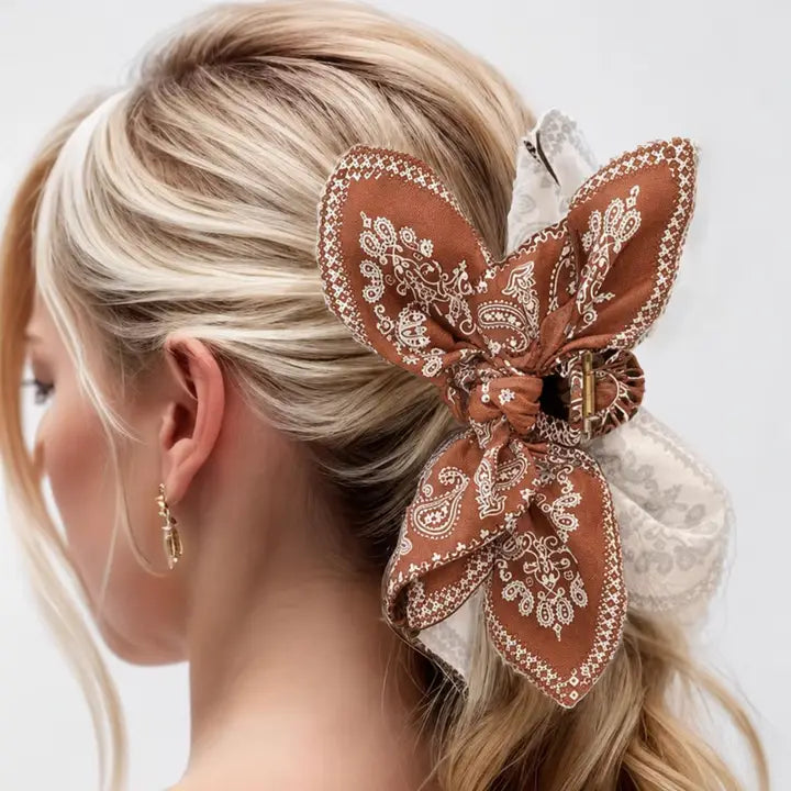 Bandana Bombshell Claw Clip